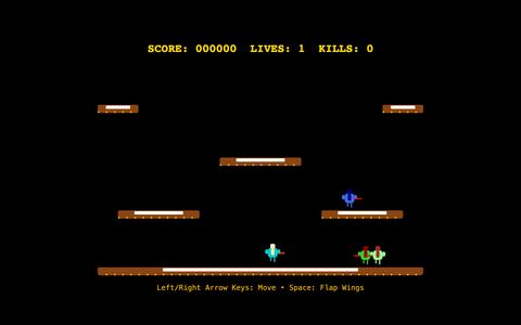 Joust 1980 screenshot