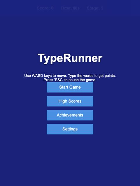 TypeRunner screenshot